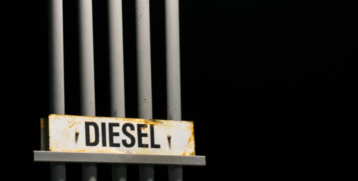 diesel fuel pump sign for trucking owner-operators